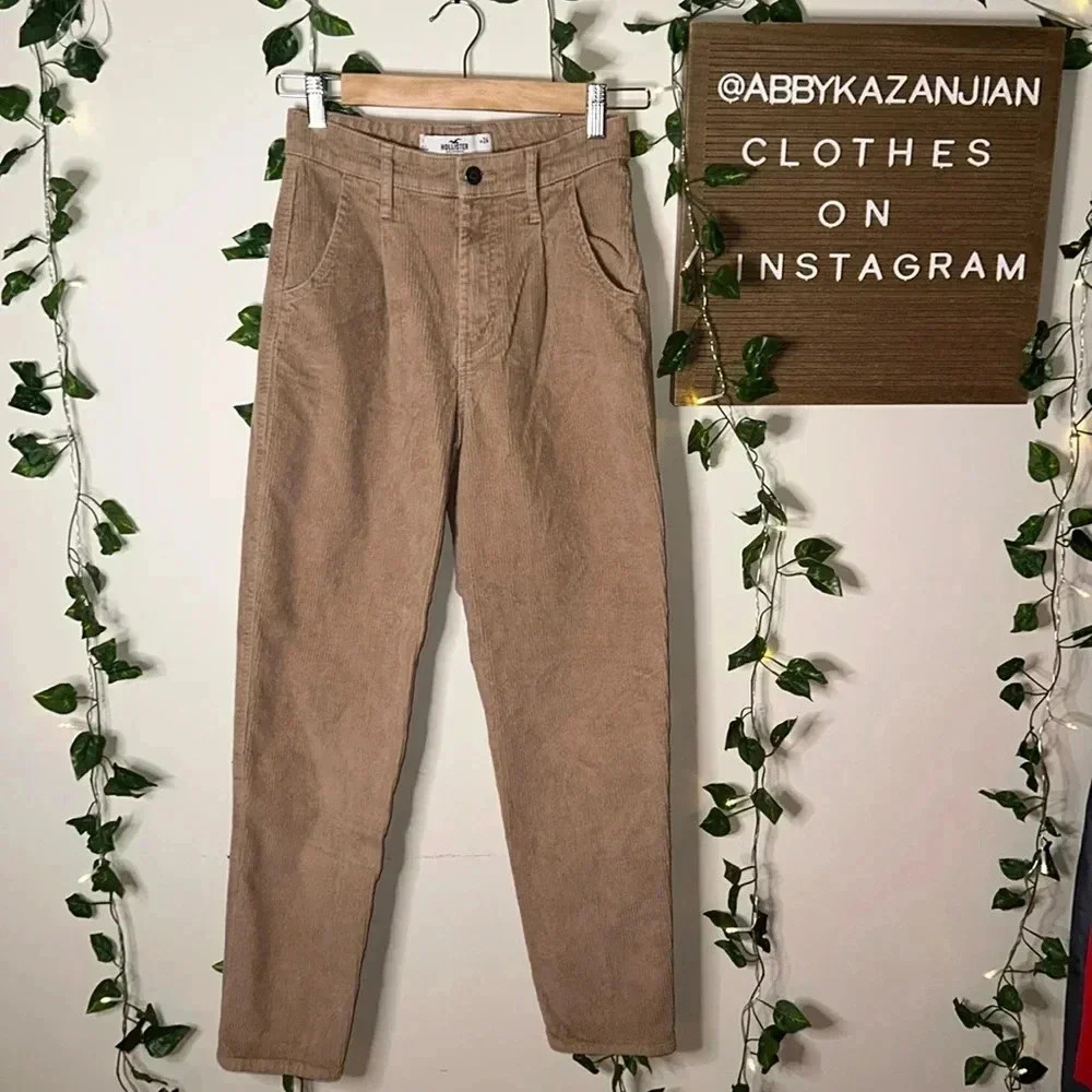 Hollister Corduroy Ultra High Rise Pants